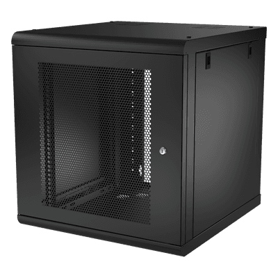Gabinete de Pared / 12U / 635 mm (2.08 ft) Profundidad / 100 kg Capacidad / Acero Calibre 18 / ANSI/TIA RS-310-D SR-1912-GN2P LINKEDPRO