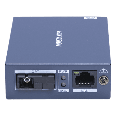 Convertidor de Medios / Receptor Óptico RX / Fibra Monomodo SC / Alcance 20 km (12.4 mi) / 1 Puerto SFP 100 Mbps / 1 Puerto RJ45 10/100 Mbps / Plug and Play
