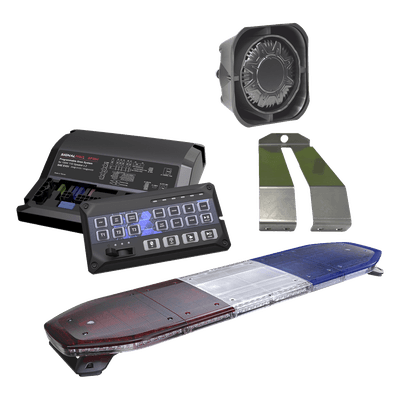 Kit de Torreta Luminosa / 48" (1219 mm) / 216 LEDs RGB / Dual Color Programable / SAE Clase 1 / 12-24 VCD / IP54K