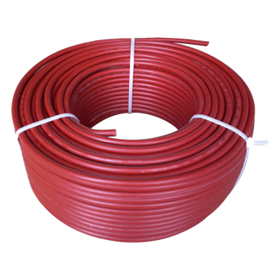 Cable Fotovoltaico / 4 mm² (12 AWG) / 1,800 Vcc / XLPE Termoestable / Bobina 100 m (328 ft) / Rojo / -20°C a 75°C FJ69/100 VIAKON