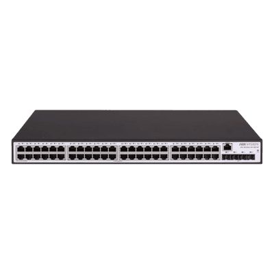 Switch Administrable Gigabit / 48 Puertos 1000 Mbps / 4 Puertos SFP / Capacidad de Conmutación 104 Gbps / Gestión en Nube DS-3E2552-HI-48T4F HIKVISION