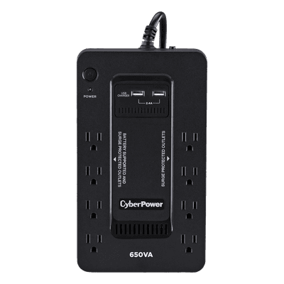 UPS Standby / 650 VA / 390 W / 8 Tomas NEMA 5-15R / 3 Tomas ECO / Protección 526 J / LCD Multifunción SX650U CYBERPOWER