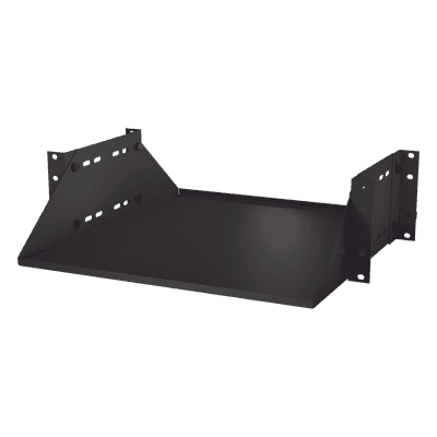Charola para Rack / 3U / 19 Pulgadas / Carga 150 kg / Doble Fijación / Color Negro SCH-D38-3U LINKEDPRO