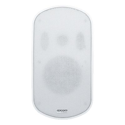 Altavoz de Pared de 2 Vías / 5.25" / 3 - 50W / 70V/100V y 8 Ohms / Ángulo Ajustable / Carcasa Poliestireno EP-865CF EPCOM PROAUDIO