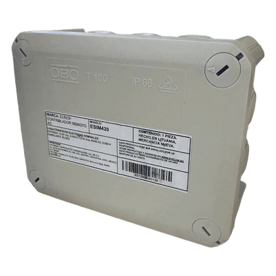 Controlador Remoto 4G / Activación por APP o Llamada / 2000 Usuarios / Caja NEMA IP67 / Doble Relé NO/NC / Registro 1000 Eventos ESIM420IP ELDES