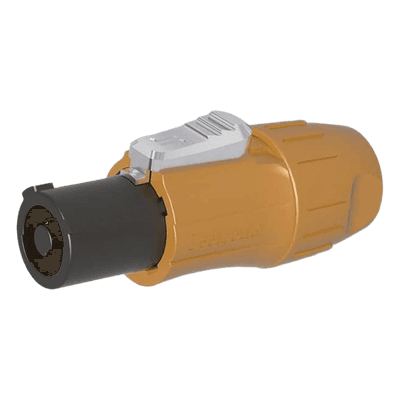 Conector PowerCom Macho / IP65 / 20 A / 250 V CA / Trifilar L-N-PE / Bloqueo Rápido SAC3FCA-N-W SEETRONIC