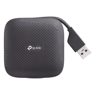 Hub USB Portátil / 4 Puertos USB 3.0 / Plug and Play / 71 x 71 x 16.6 mm (2.8 x 2.8 x 0.65 in) / Compatible Windows, macOS, Linux UH400 TP-LINK