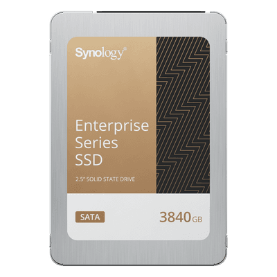 SSD SATA 2.5" Enterprise / 3840 GB / 50,000 IOPS / 10,000 TBW / SATA 6 Gb/s / Protección Contra Pérdida de Energía SAT5221-3840G SYNOLOGY