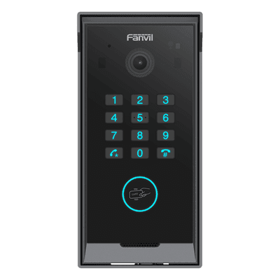Videoportero IP SIP / Cámara HD 2 MP / IR Nocturno / IP65 e IK07 / Teclado Numérico / BLE y Tarjeta IC / 10,000 Tarjetas / SIP 2.0 y ONVIF I60K FANVIL