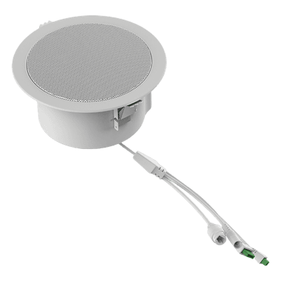 Altavoz IP de Techo / 2 Líneas SIP / Potencia 10W / PoE / Ethernet 100 Mbps / Rango Térmico -25°C a 55°C