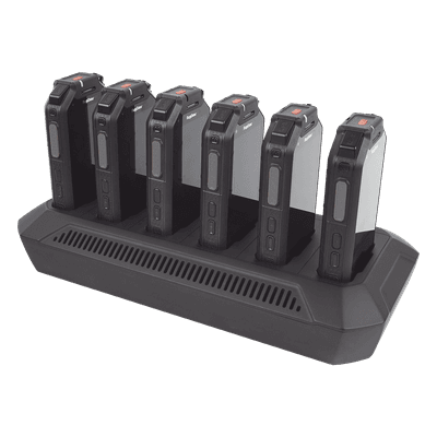 Multi-Cargador de Escritorio / 6 Ranuras / 5V 2A por Puerto / 100-240V / 1.05 x 0.49 x 0.18 pies 25027300 RUGGEAR