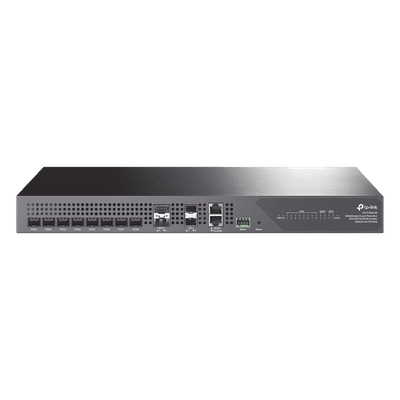 OLT 8 Puertos / XGS-PON y GPON Combo / 2,048 ONUs / Uplink 40G QSFP+ / Uplink 10G SFP+ / L2 y L3 / Gestión en Nube / Fuentes Redundantes AC-AC DSP750008 TP-LINK