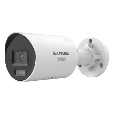 Bala IP / 8 Megapixel / Lente 2.8 mm / 40 m IR + Luz Blanca / 131 pies / IP67 NEMA 4X / WDR 130 dB / Dual Micrófono / AcuSense 3.0