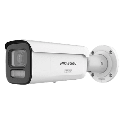Bala IP 8 Megapixel / Lente Mot. 2.8 a 12 mm / 60 mts IR + Luz Blanca / Exterior IP67 / WDR 130 dB / ACUSENSE 3.0 / Metal / NEMA 4X / ACUSEEK DS-2CD2687G3T-LIZSY HIKVISION