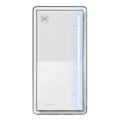 Control de Pared para Ventilador de Techo / 4 Velocidades / Barra Luminosa Regulable / RF Clear Connect / 75 pies (246 ft)