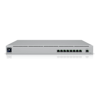 Switch PoE Administrable / 8 Puertos PoE+ y PoE++ / 120 W Totales / Batería UPS 368 Wh / 2 Salidas AC 230 V / Rack 1U USW-MISSION-CRITICAL UBIQUITI