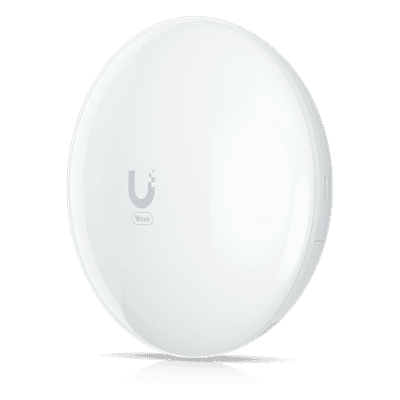 Radio PtP/PtMP / 60 GHz / 2 Gbps / Respaldo 5 GHz Wi-Fi 6 / Alcance 1.5 km (4921 ft) / IPX6 WAVE-PICO UBIQUITI