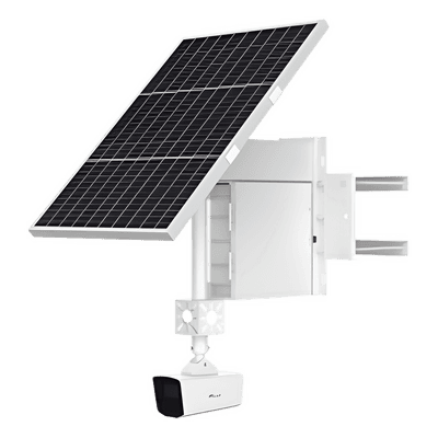 Cámara Solar 4G con IA LPR / 4 Megapixel / Visión Nocturna 20 m (65.6 ft) / Batería 9 Días / IP67 / Montaje para Poste SP111/S90B36 MILESIGHT
