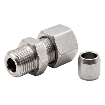 Adaptador para Manguera Piloto de Alta Presión / DN4 (1/16") / Rosca M12 x 1.5 / Sello DKOL 24° / 375 bar (5439 psi) / Acero Galvanizado / cULus / FM Approved 125566 VIKING