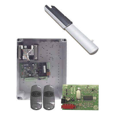 Kit de Operadores para Portones Vehiculares Abatibles de 2 Hojas / 3 m (9.8 ft) / 400 kg (880 lb) / Uso Residencial KIT-ATI-3010 CAME
