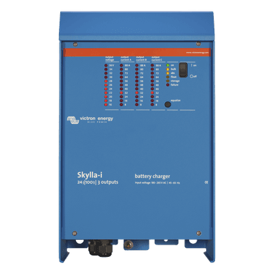 Cargador de Baterías Marino / 24 V / 100 A / 3 Salidas / 500-1000 Ah / IP Resistente a Salitre CSI24/100(3) VICTRON ENERGY