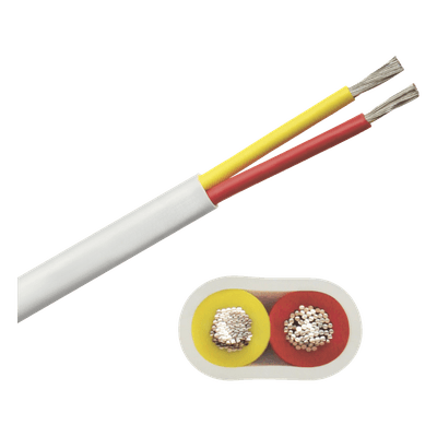 Cable Eléctrico Plano Marino / 2 Conductores / Calibre 12 AWG / 100 pies (30.48 m) / 600 V / Cobre Estañado Clase K B7W12T-20-100 COBRA WIRE & CABLE