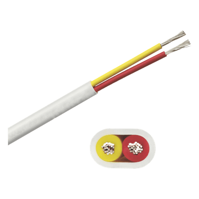 Cable Plano Marino / Calibre 16 / 2 Conductores Rojo y Amarillo / 100 pies (30.48 m) B7W16T-20-100 COBRA WIRE & CABLE