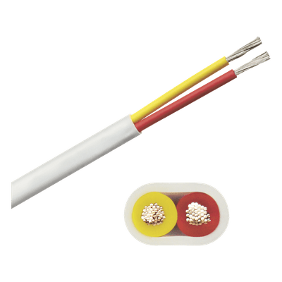 Cable Eléctrico Plano Grado Marino / 2 Conductores / Calibre 14 / 500 ft (152.4 m) / 600V / 105 °C B7W14T-20-500 COBRA WIRE & CABLE