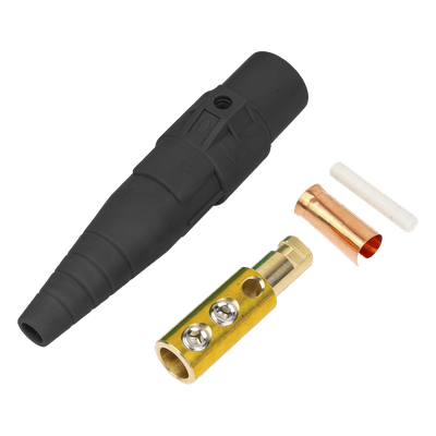 Conector Camlock Macho / 400 Amperes / AC 600V / Sección Cable 50-95 mm² / Abrazadera Compresión / Plástico Ingeniería / Varios Colores EP-CAMLOCK-400A-M-BLACK EPCOM PROAUDIO