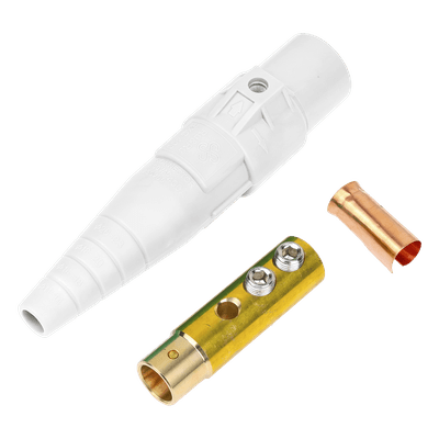 Conector Camlock / 400 A / Hembra / 600V AC / 50-95 mm² / Blanco EPCAMLOCK400AFWHITE EPCOM PROAUDIO