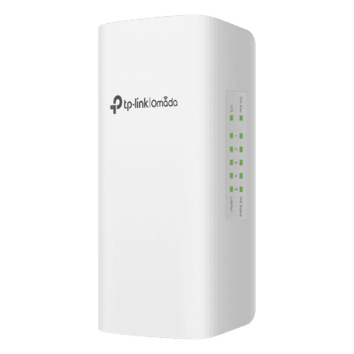 Switch PoE para Exterior / 5 Puertos Gigabit / PoE++ 90W IN / 4x PoE+ 64W OUT / IP55 / 10 Gbps / Gestión Omada SG2005PPD TP-LINK
