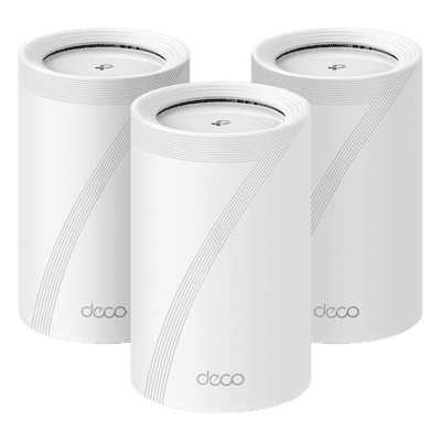 Sistema Mesh Wi-Fi 7 / Triple Banda BE9300 Mbps / 2 Puertos 2.5 Gigabit / 4 Antenas Internas Beamforming / MLO Multi-Link / Cobertura 3 Unidades