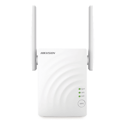 Extensor WiFi / Hasta 1200 Mbps / Doble Banda AC 2.4 y 5 GHz / 1 Puerto 10/100 Mbps / 2 Antenas 3 dBi / 3.15 x 2.28 x 1.89 pulgadas / Interior DS-3WRE12C HIKVISION