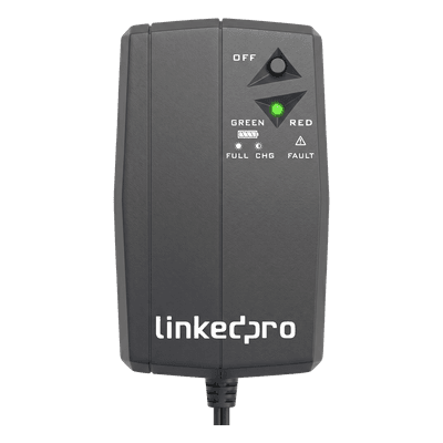 Mini UPS de CD / 25 W / Entrada 90-264 Vca / Salida 12 Vcd ±5% / Batería de Litio 2600 mAh / Clavija NEMA 5-15P LP25CD LINKEDPRO BY EPCOM