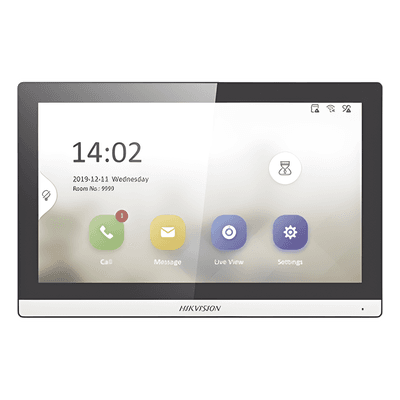 Monitor Touch para Videoportero / Pantalla 7" / Wi-Fi 2.4 GHz / Audio Bidireccional / Almacenamiento MicroSD 128 GB / Bisel Slim DS-KH6352-WTDE6 HIKVISION