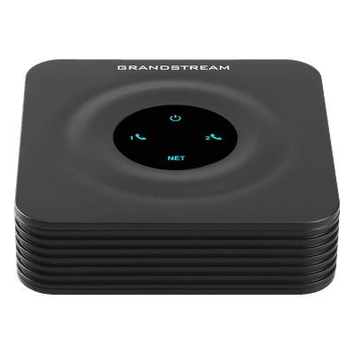 Adaptador de Teléfonos Analógicos ATA / 2 Puertos FXS / 2 Perfiles SIP / Ethernet 10/100 Mbps / Cifrado TLS y SRTP / Conferencia 3 Vías