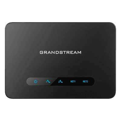 Adaptador de Teléfono Analógico ATA / 2 Puertos FXS / Router NAT Gigabit / Cifrado AES / Calidad de Voz HD / Fax T.38 HT-812-V2 GRANDSTREAM