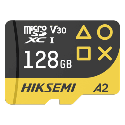 Memoria microSDXC / 128 GB / Lectura 200 MB/s / Escritura 150 MB/s / V30 U3 A2 / Gaming / NAND TLC HS-TF-G3/128G HIKSEMI by HIKVISION