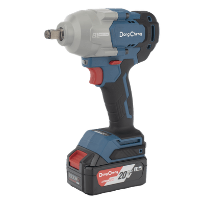 Llave de Impacto Inalámbrica / 20 V / 1/2 in / 910 Nm / 4 Velocidades / 2 Baterías 5.0 Ah / Motor Sin Escobillas