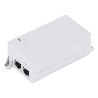 Inyector PoE / Pasivo Gigabit / 24Vcc 30W / 2x RJ45 / 100-240VAC / 3.8x2.1x1.4 in POE24V30W MIMOSA NETWORKS