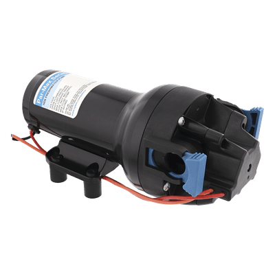 Bomba de presión / 24 Vcd / 6 GPM / 40 psi / 5 cámaras / IPX6 / Autocebante 2.1 m (7 pies) P602J-215S-3A JABSCO