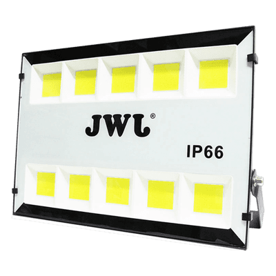 Reflector LED Ultradelgado / 200 W / 390 x 335 mm / 110-240 V CA / 6500 K / 120° / IP65 / 1.28 x 1.10 pies JLREC-200 JWJ