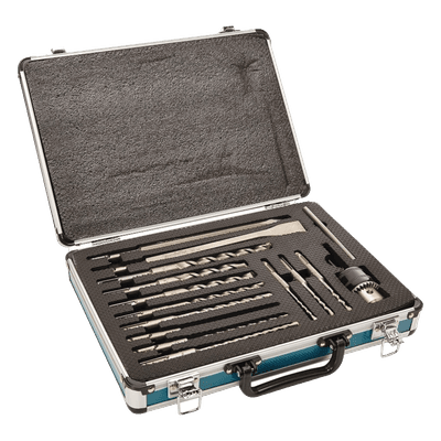 Juego de Brocas, Cinceles y Broquero SDS Plus / 14 Piezas / Medidas 5/32'' a 5/8'' / Longitudes 4-1/4'' a 10'' D-71205 MAKITA