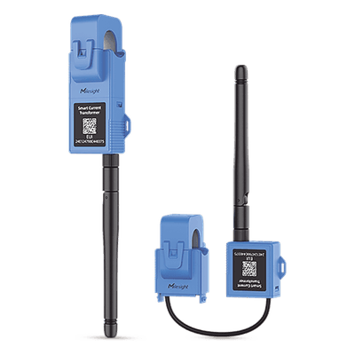 Medidor Inteligente de Corriente / LoRaWAN / 100 A / 3.3 kHz / Autoalimentado / Sensor de Temperatura CT103915M MILESIGHT