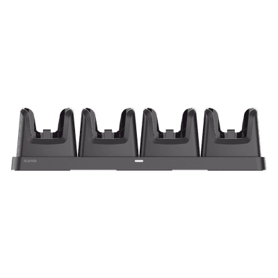 Base de Carga 4 Bahías / Tecnología 2-Pin / Indicador LED / 460x130x112.2 mm (18.1x5.1x4.4 in) / Certificaciones CE, FCC, RoHS L2S4SLOTCH SUNMI