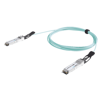 Cable AOC QSFP+ / 40 Gbps / 30 m (98.4 ft) / Fibra Óptica Activa / Conectores de Alta Densidad LP-AOC-40G-30M LINKEDPRO