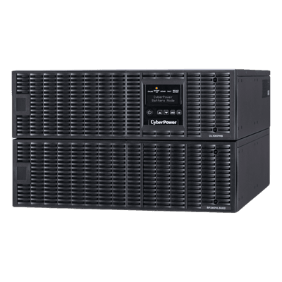UPS Online Doble Conversión / 10000 VA / 10000 W / 200-240 Vac / Terminal Hardwired / Onda Senoidal Pura / Torre o Rack 6 UR / 3 Tomas NEMA L6-30R OL10KRTHW CYBERPOWER