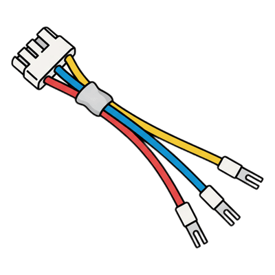 Cable de salida de alarma / 10 cm (0.33 ft) / 4 hilos / Relay / Portero analógico 101504313 HIKVISION