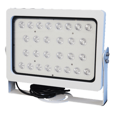 Lámpara LED Estroboscópica / 28 LEDs Alta Eficiencia / 250 lx / Alcance 16 a 25 m (52.5 a 82 ft) / Ángulo 10° / 1 Carril / IP66