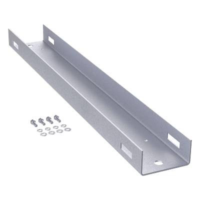 Montaje de Poste / 600 mm (1.97 ft) de Alto / 12 UR / Aluminio / Color Negro / 19 in Rack EPMC6 HOFFMAN